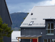 Single-family homes in Norway with roofs of Lafarge Tekkin