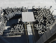 La Calera Cement Plant's tire stocks used as alternative fue